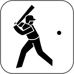 Piktogramm Baseball